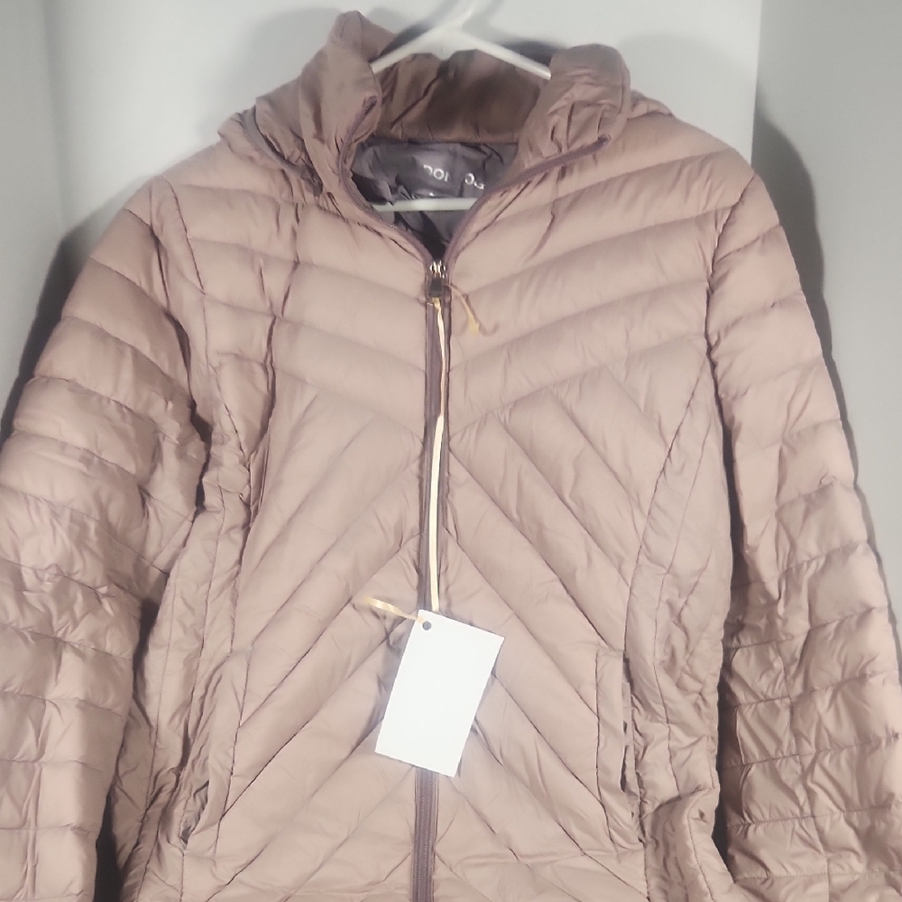 Women's Quilted Jacket in Taupe
